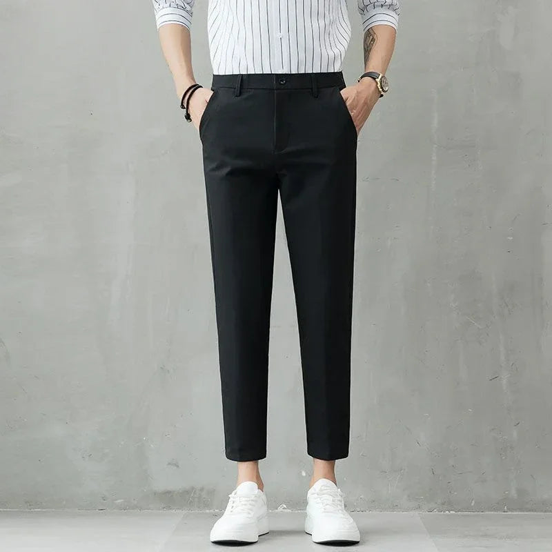 Clásico Madrid | Modern Slim-Fit Trousers – Versatile Men’s Style