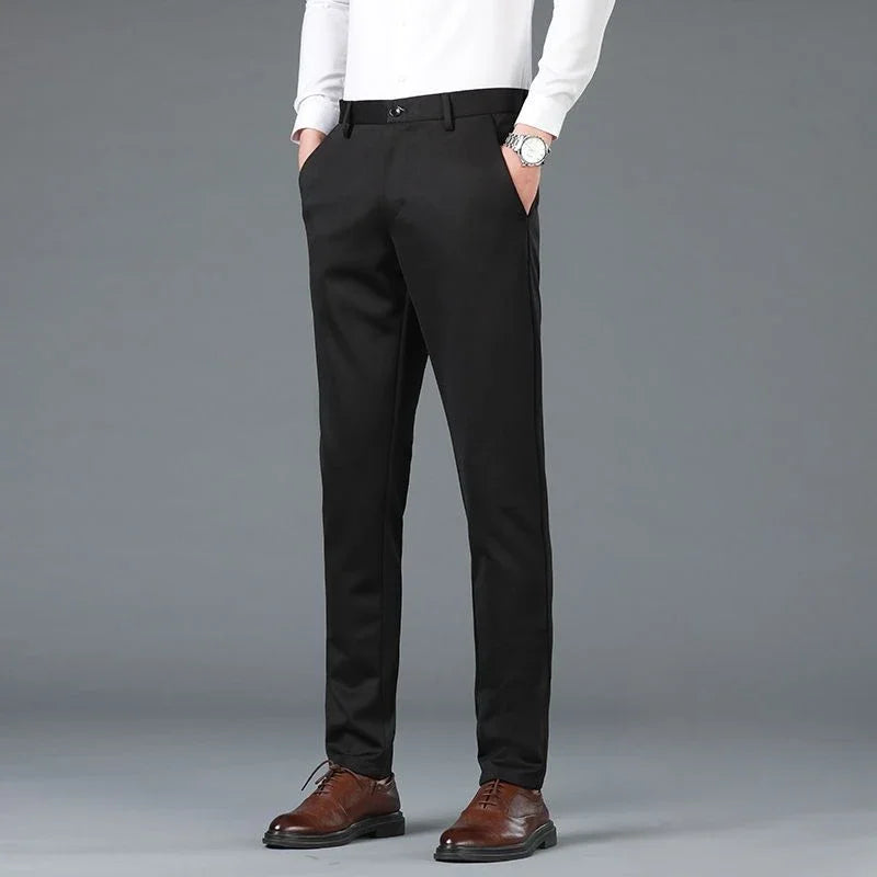 Clásico Madrid | Tailored Formal Trousers – Anti-Wrinkle Workwear for Men