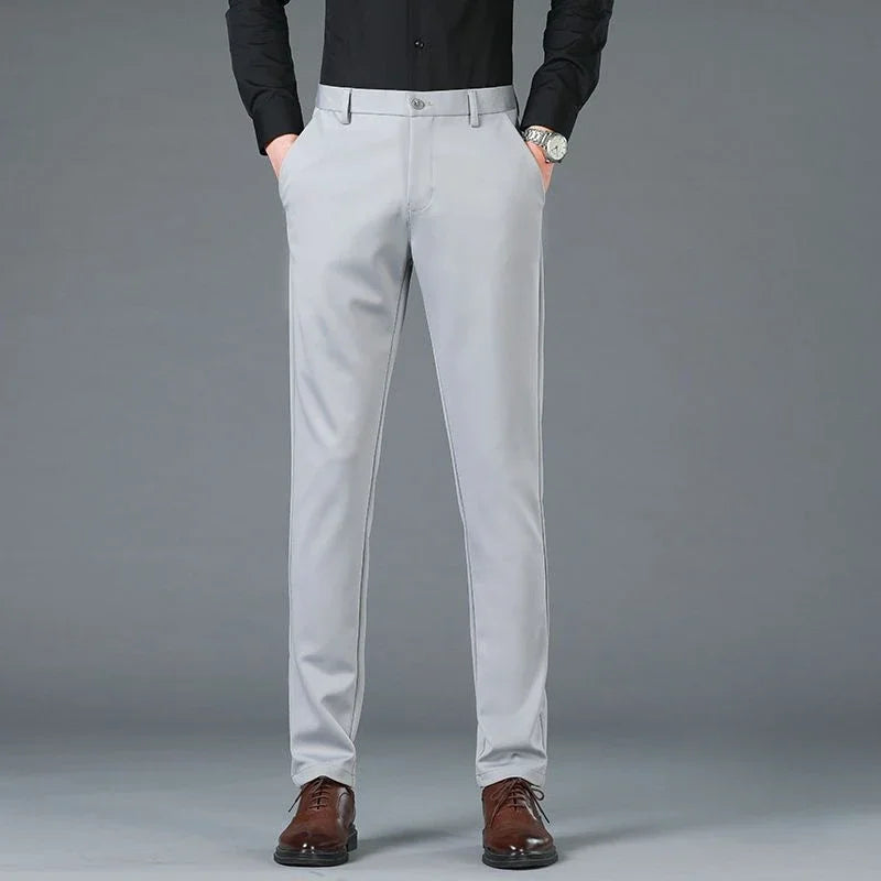 Clásico Madrid | Tailored Formal Trousers – Anti-Wrinkle Workwear for Men