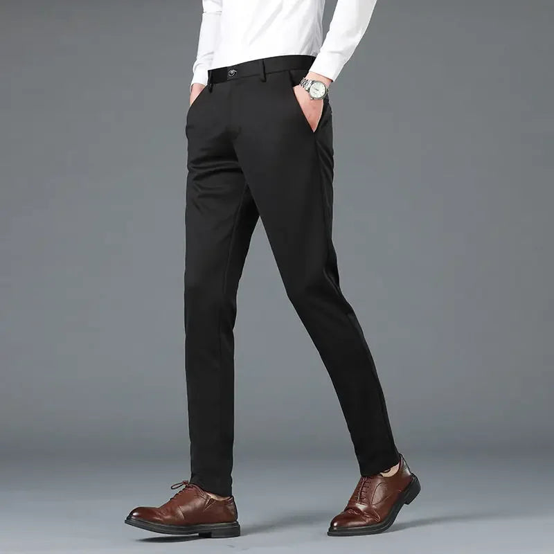 Clásico Madrid | Tailored Formal Trousers – Anti-Wrinkle Workwear for Men